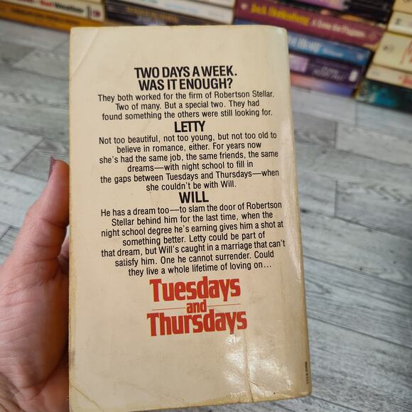 Tuesdays and Thursdays by Abby Mann 1979 First Pocket Books Printing Paperback - Picture 10 of 12